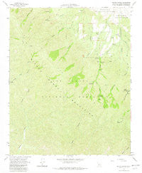 Bates Canyon California Historical topographic map, 1:24000 scale, 7.5 X 7.5 Minute, Year 1964