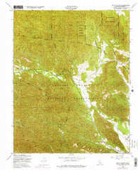 Bear Canyon California Historical topographic map, 1:24000 scale, 7.5 X 7.5 Minute, Year 1949