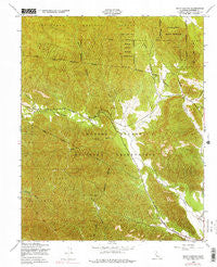 Bear Canyon California Historical topographic map, 1:24000 scale, 7.5 X 7.5 Minute, Year 1949