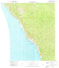 Bear Harbor California Historical topographic map, 1:24000 scale, 7.5 X 7.5 Minute, Year 1969