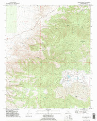 Bear Mountain California Historical topographic map, 1:24000 scale, 7.5 X 7.5 Minute, Year 1992