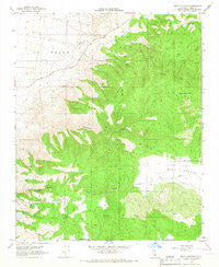 Bear Mountain California Historical topographic map, 1:24000 scale, 7.5 X 7.5 Minute, Year 1966