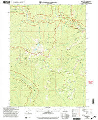 Bear Peak California Historical topographic map, 1:24000 scale, 7.5 X 7.5 Minute, Year 2001
