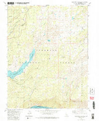 Bear River Reservoir California Historical topographic map, 1:24000 scale, 7.5 X 7.5 Minute, Year 1979