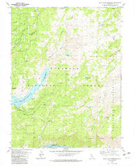 Bear River Reservoir California Historical topographic map, 1:24000 scale, 7.5 X 7.5 Minute, Year 1979