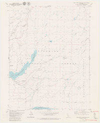 Bear River Reservoir California Historical topographic map, 1:24000 scale, 7.5 X 7.5 Minute, Year 1979