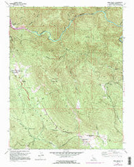 Bear Valley California Historical topographic map, 1:24000 scale, 7.5 X 7.5 Minute, Year 1947