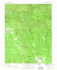 Bear Valley California Historical topographic map, 1:24000 scale, 7.5 X 7.5 Minute, Year 1947