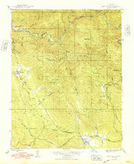 Bear Valley California Historical topographic map, 1:24000 scale, 7.5 X 7.5 Minute, Year 1948