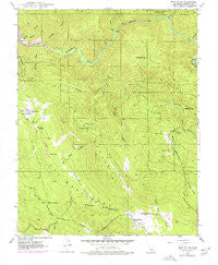 Bear Valley California Historical topographic map, 1:24000 scale, 7.5 X 7.5 Minute, Year 1947