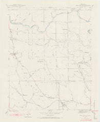 Bear Valley California Historical topographic map, 1:24000 scale, 7.5 X 7.5 Minute, Year 1947
