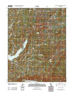 Bear River Reservoir California Historical topographic map, 1:24000 scale, 7.5 X 7.5 Minute, Year 2012
