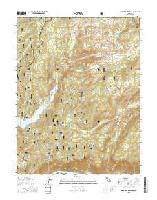 Bear River Reservoir California Current topographic map, 1:24000 scale, 7.5 X 7.5 Minute, Year 2015
