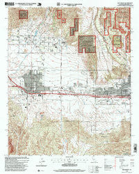 Beaumont California Historical topographic map, 1:24000 scale, 7.5 X 7.5 Minute, Year 1996