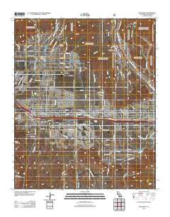Beaumont California Historical topographic map, 1:24000 scale, 7.5 X 7.5 Minute, Year 2012