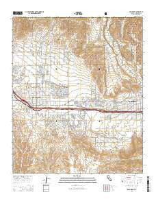Beaumont California Current topographic map, 1:24000 scale, 7.5 X 7.5 Minute, Year 2015
