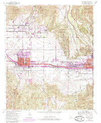 Beaumont California Historical topographic map, 1:24000 scale, 7.5 X 7.5 Minute, Year 1953