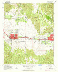 Beaumont California Historical topographic map, 1:24000 scale, 7.5 X 7.5 Minute, Year 1953