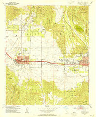 Beaumont California Historical topographic map, 1:24000 scale, 7.5 X 7.5 Minute, Year 1953