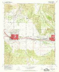 Beaumont California Historical topographic map, 1:24000 scale, 7.5 X 7.5 Minute, Year 1953