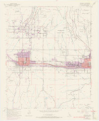 Beaumont California Historical topographic map, 1:24000 scale, 7.5 X 7.5 Minute, Year 1953