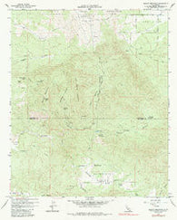 Beauty Mountain California Historical topographic map, 1:24000 scale, 7.5 X 7.5 Minute, Year 1960