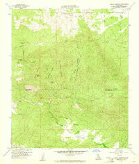 Beauty Mountain California Historical topographic map, 1:24000 scale, 7.5 X 7.5 Minute, Year 1960