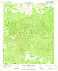 Beauty Mountain California Historical topographic map, 1:24000 scale, 7.5 X 7.5 Minute, Year 1960