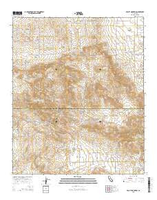 Beauty Mountain California Current topographic map, 1:24000 scale, 7.5 X 7.5 Minute, Year 2015