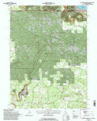 Beaver Mountain California Historical topographic map, 1:24000 scale, 7.5 X 7.5 Minute, Year 1993