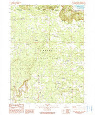 Beaver Mountain California Historical topographic map, 1:24000 scale, 7.5 X 7.5 Minute, Year 1990