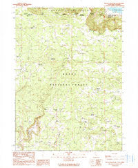 Beaver Mountain California Historical topographic map, 1:24000 scale, 7.5 X 7.5 Minute, Year 1990