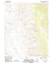 Bee Springs Canyon California Historical topographic map, 1:24000 scale, 7.5 X 7.5 Minute, Year 1992