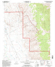 Bee Springs Canyon California Historical topographic map, 1:24000 scale, 7.5 X 7.5 Minute, Year 1994