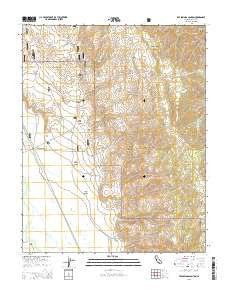 Bee Springs Canyon California Current topographic map, 1:24000 scale, 7.5 X 7.5 Minute, Year 2015