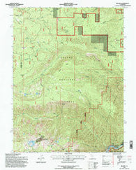 Belden California Historical topographic map, 1:24000 scale, 7.5 X 7.5 Minute, Year 1995
