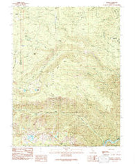 Belden California Historical topographic map, 1:24000 scale, 7.5 X 7.5 Minute, Year 1991
