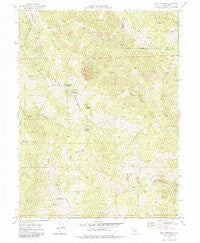 Bell Springs California Historical topographic map, 1:24000 scale, 7.5 X 7.5 Minute, Year 1969