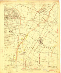 Bell California Historical topographic map, 1:24000 scale, 7.5 X 7.5 Minute, Year 1925