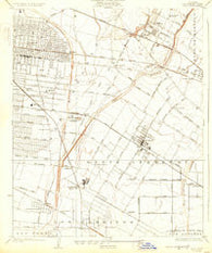 Bell California Historical topographic map, 1:24000 scale, 7.5 X 7.5 Minute, Year 1925