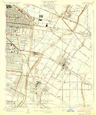 Bell California Historical topographic map, 1:24000 scale, 7.5 X 7.5 Minute, Year 1936
