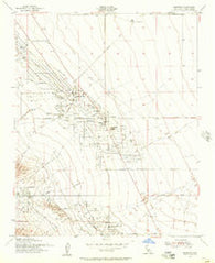 Belridge California Historical topographic map, 1:24000 scale, 7.5 X 7.5 Minute, Year 1953