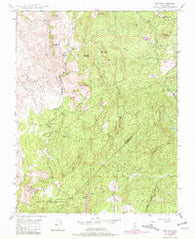 Ben Hur California Historical topographic map, 1:24000 scale, 7.5 X 7.5 Minute, Year 1947