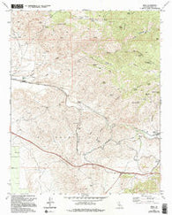Bena California Historical topographic map, 1:24000 scale, 7.5 X 7.5 Minute, Year 1972