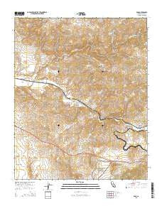Bena California Current topographic map, 1:24000 scale, 7.5 X 7.5 Minute, Year 2015