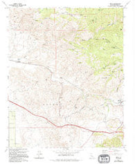 Bena California Historical topographic map, 1:24000 scale, 7.5 X 7.5 Minute, Year 1972