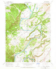 Bend California Historical topographic map, 1:24000 scale, 7.5 X 7.5 Minute, Year 1965