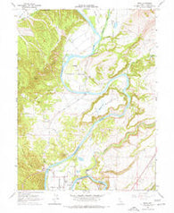 Bend California Historical topographic map, 1:24000 scale, 7.5 X 7.5 Minute, Year 1965