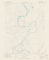 Bend California Historical topographic map, 1:24000 scale, 7.5 X 7.5 Minute, Year 1965