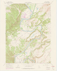 Bend California Historical topographic map, 1:24000 scale, 7.5 X 7.5 Minute, Year 1965